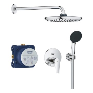 GROHE 25293000 - Set doccia START EDGE 250 mm cromo lucido