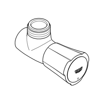 GROHE 26010001 - Valvola doccia COSTA L, cromo lucido