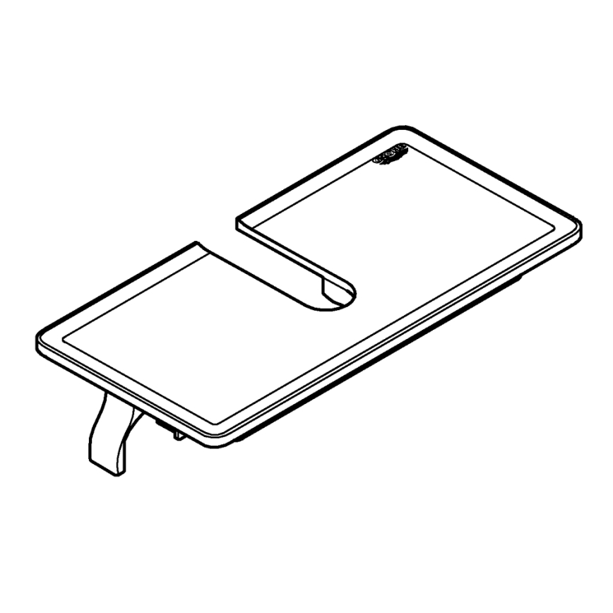 GROHE 26362LN1 - EUPHORIA Ripiano da 150 mm, bianco