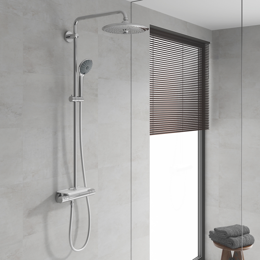 GROHE 26403001 - Sistema doccia VITALIO JOY 260 450 mm cromo lucido