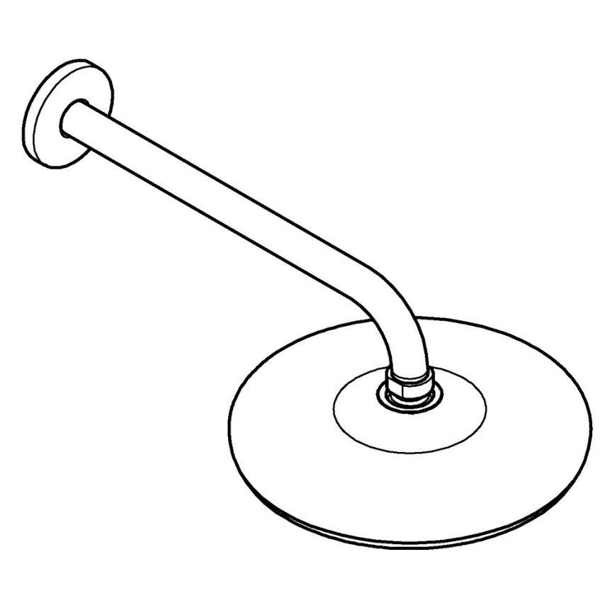 GROHE 26412000 - Soffione doccia TEMPESTA 210 286 mm cromo lucido