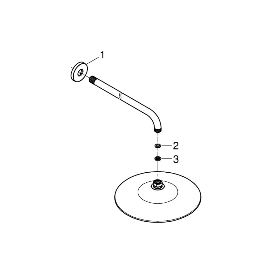GROHE 26459000 - EUPHORIA 260 Soffione doccia, 380 mm, cromo lucido