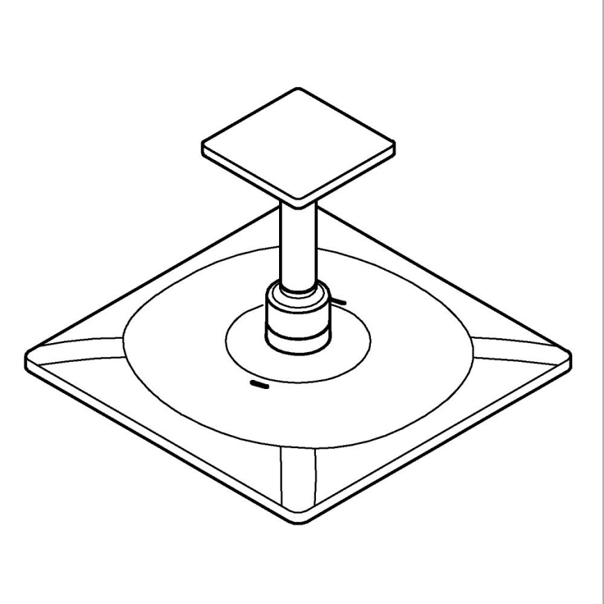 GROHE 26481000 - RAINSHOWER SMARTACTIVE 310 CUBE Set doccia soffione 310 mm, cromato