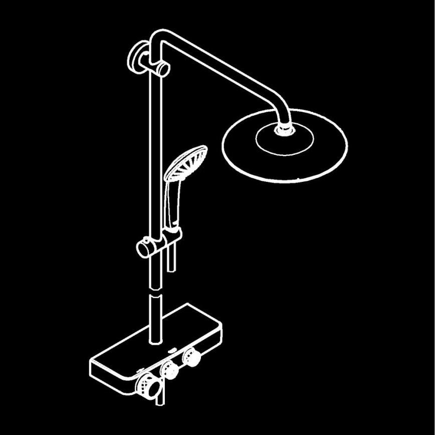 GROHE 26509000 - Sistema doccia EUPHORIA SMARTCONTROL 260 mm cromo lucido