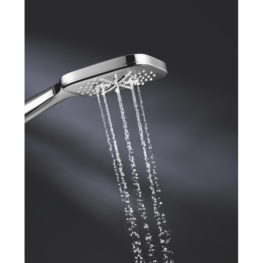 GROHE 26550000 - RAINSHOWER SMARTACTIVE 130 CUBE Doccia a mano, cromata lucida