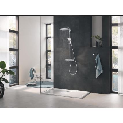 GROHE 26550000 - RAINSHOWER SMARTACTIVE 130 CUBE Doccia a mano, cromata lucida