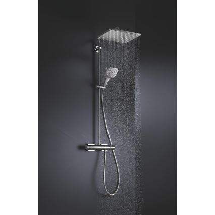 GROHE 26550000 - RAINSHOWER SMARTACTIVE 130 CUBE Doccia a mano, cromata lucida