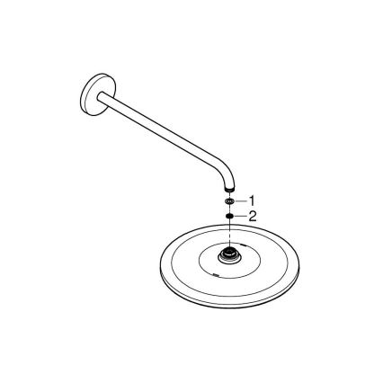 GROHE 26557000 - RAINSHOWER 310 Set doccia a soffione 422 mm Cromo lucido