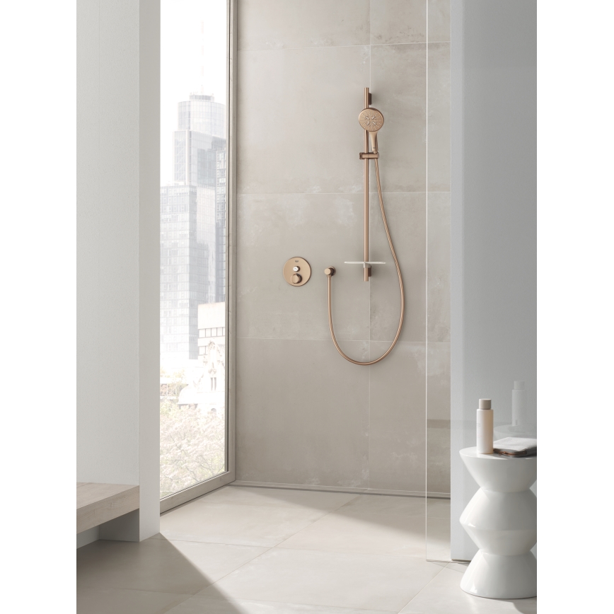 GROHE 26574DL0 - Doccetta a mano RAINSHOWER SMARTACTIVE 130 mm, finitura rame