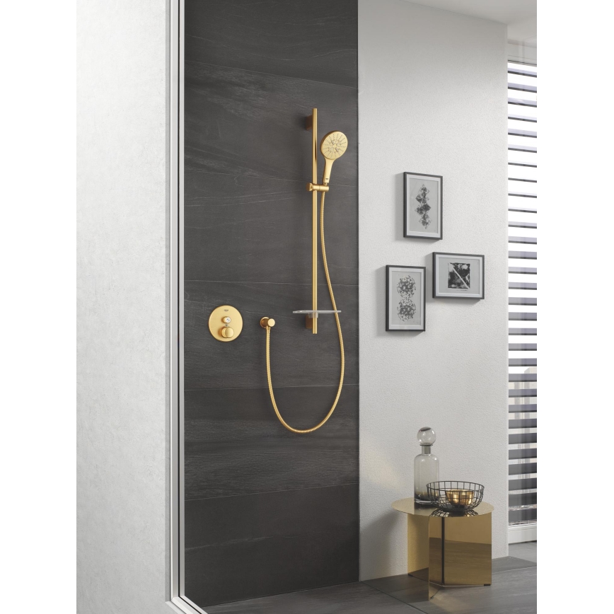 GROHE 26574GN0 - Doccetta RAINSHOWER SMARTACTIVE 130, oro spazzolato