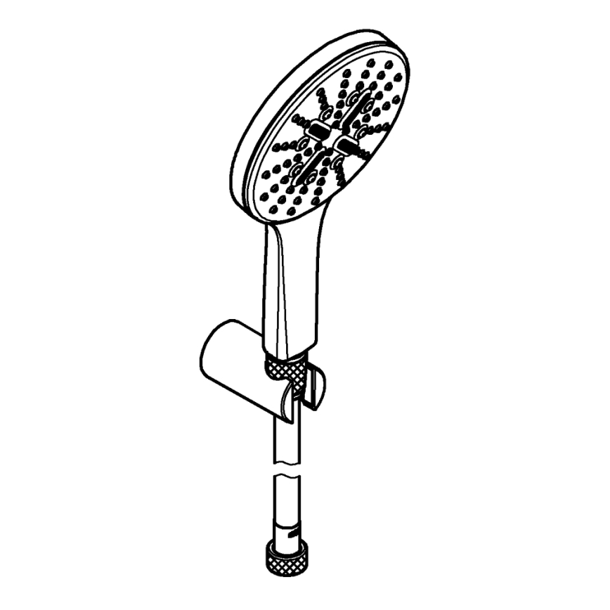 GROHE 26581000 - Set doccia RAINSHOWER SMARTACTIVE 130 1500 mm cromo