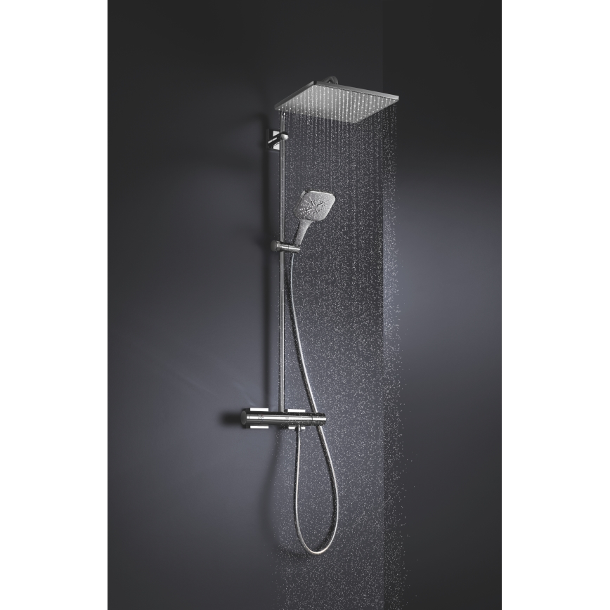 GROHE 26582000 - Doccetta RAINSHOWER SMARTACTIVE 130 CUBE cromata lucida