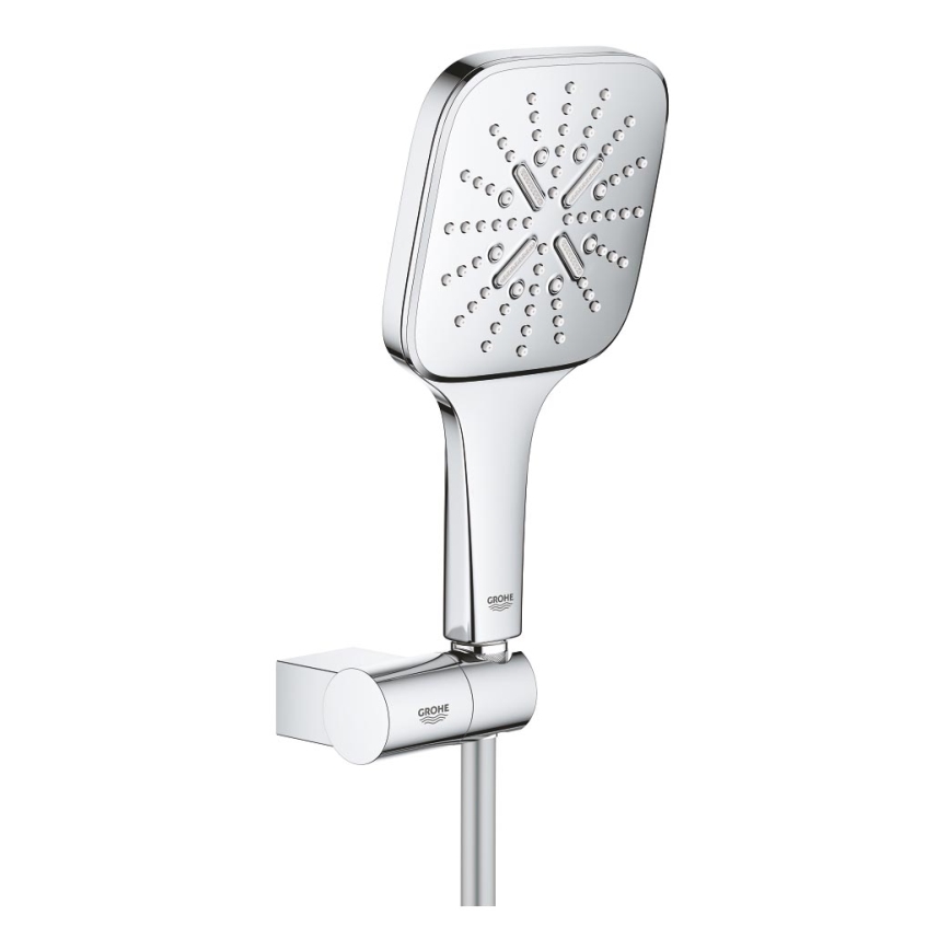 GROHE 26588000 - Set doccia a mano RAINSHOWER SMARTACTIVE 130 CUBE cromo lucido