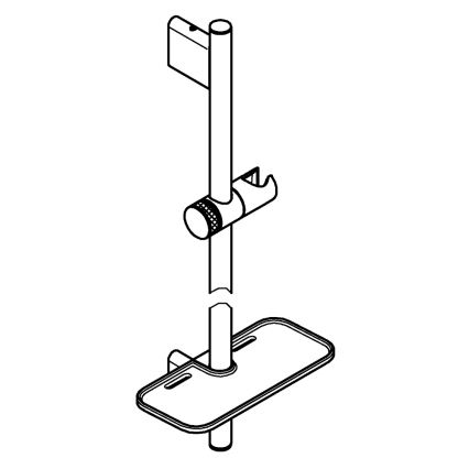 GROHE 26603000 - Asta doccia RAINSHOWER SMARTACTIVE 900 mm cromo lucido