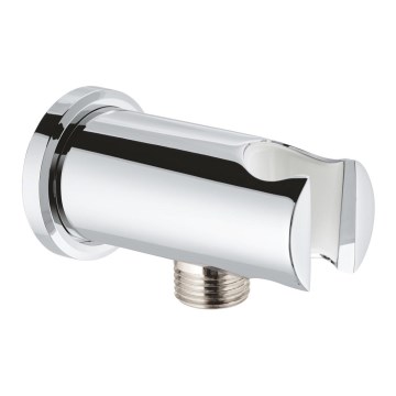 GROHE 26658000 - Attacco a parete con supporto doccia integrato Ø 48 mm cromato
