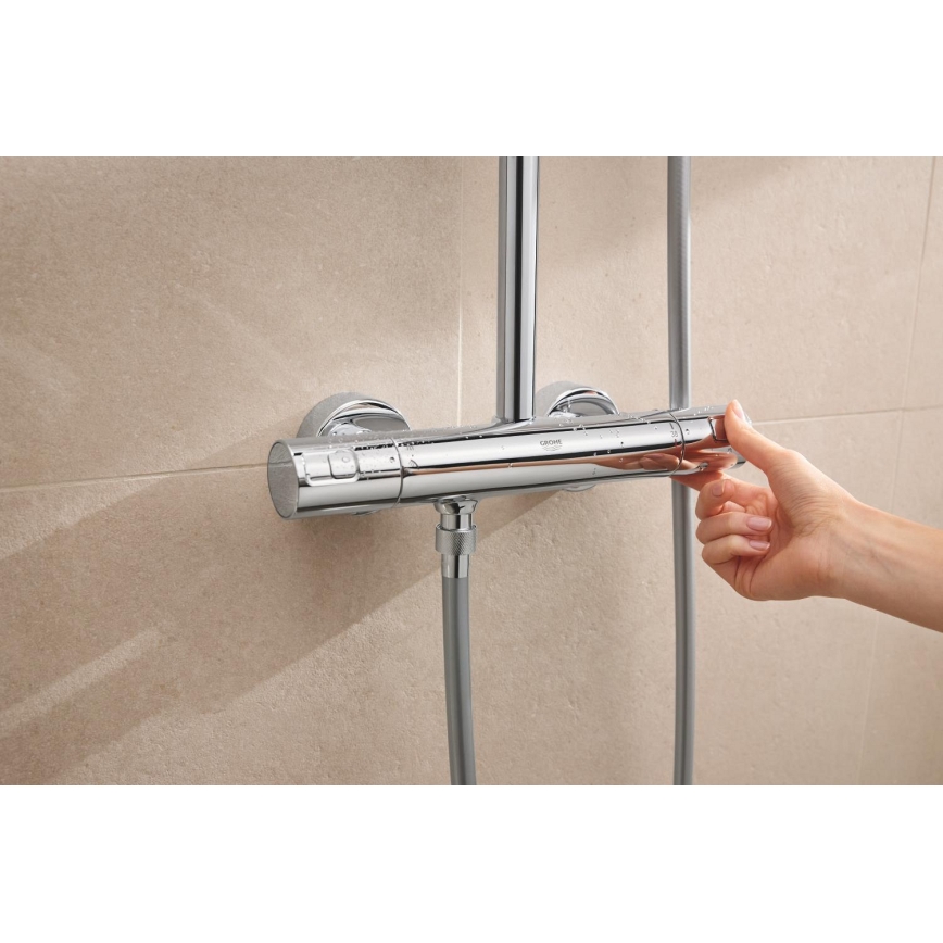 GROHE 26696001 - Sistema doccia VITALIO COMFORT 250 250 × 250 mm cromato lucido