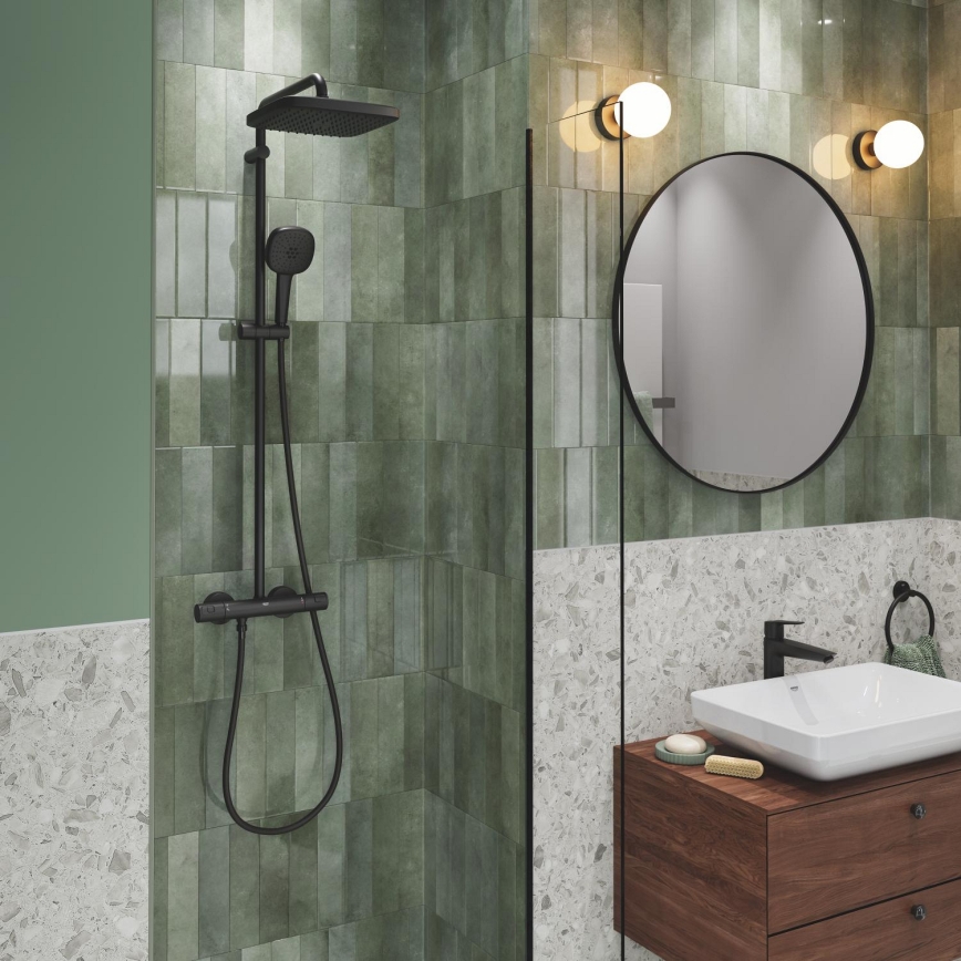 GROHE 266962431 - Sistema doccia VITALIO COMFORT 250, 250 × 250 mm, nero