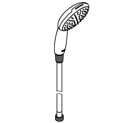 GROHE 26720001 - Doccetta VITALIO START 110 1500 mm cromo lucido