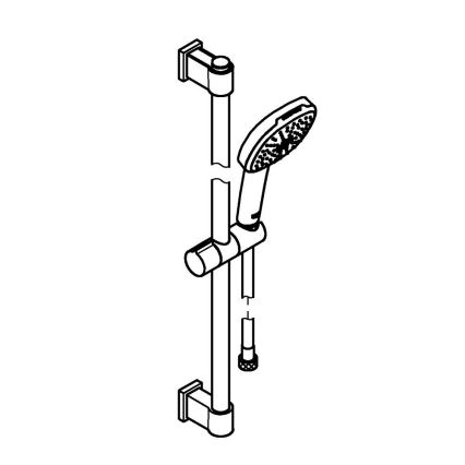 GROHE 26928001 - Set doccia VITALIO COMFORT 110, 600 mm, cromo lucido