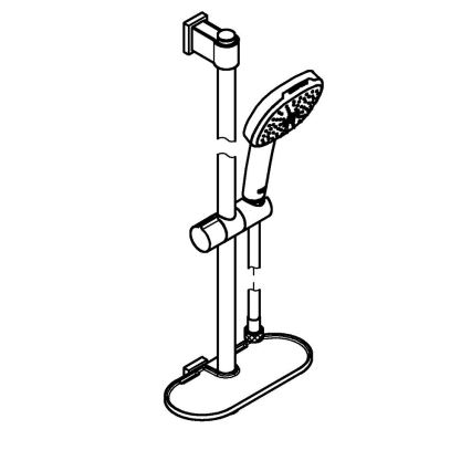 GROHE 26929001 - Set doccia VITALIO COMFORT 110 600 mm cromo lucido