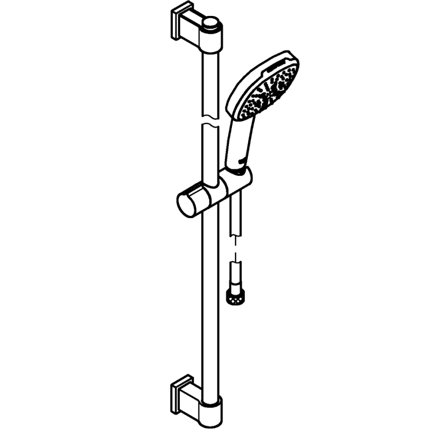 GROHE 26932001 - Set doccia VITALIO COMFORT 110 900 mm cromo lucido