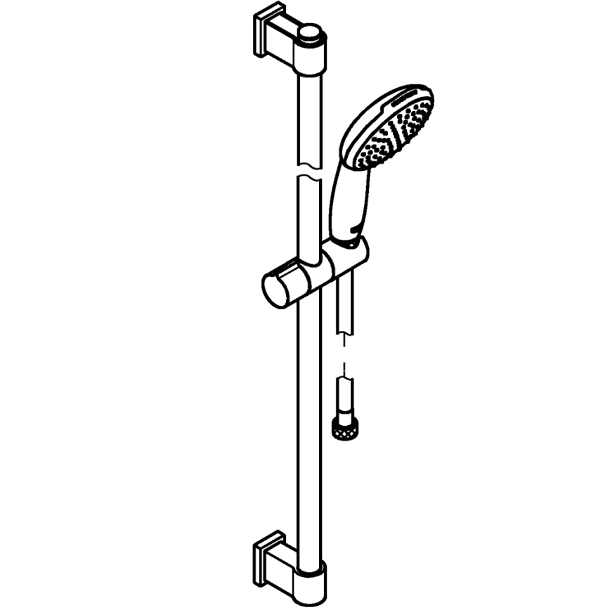 GROHE 26953001 - Set doccia VITALIO START 110 900 mm cromo lucido