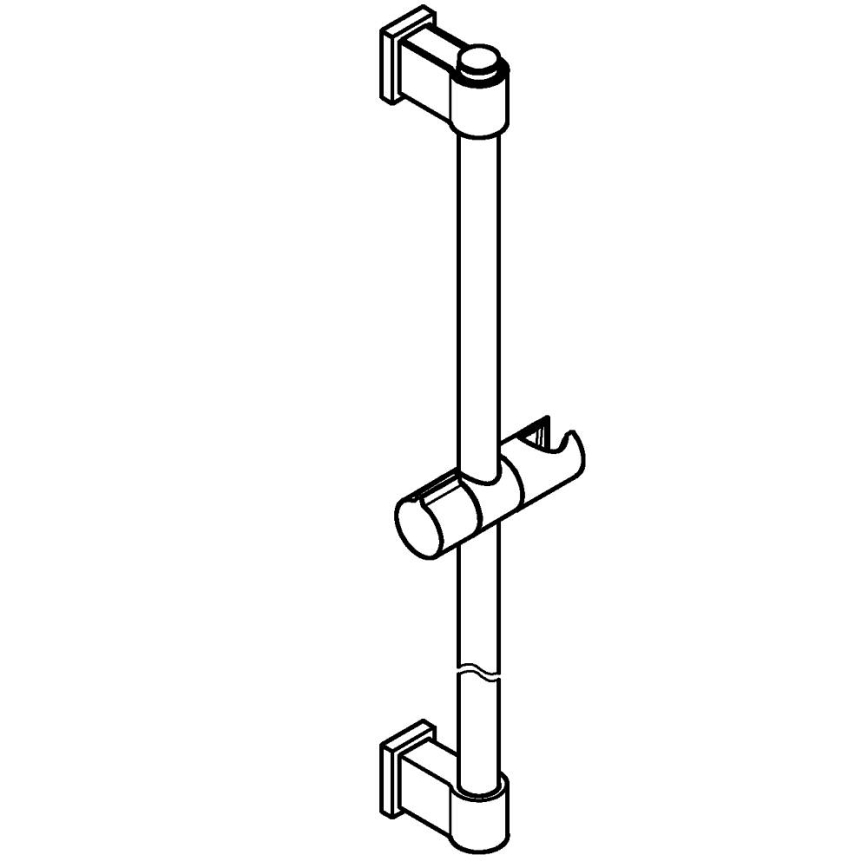 GROHE 269612431 - Barra doccia VITALIO UNIVERSAL 900 mm nera