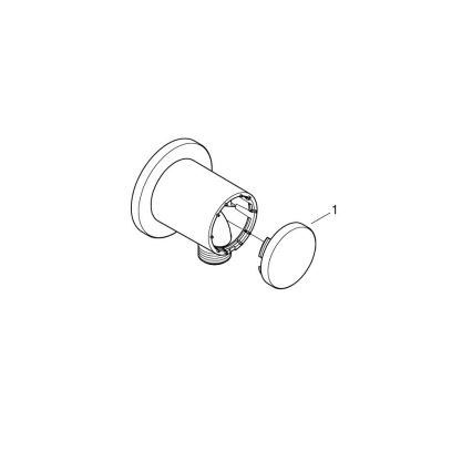 GROHE 26963001 - Gomito da parete VITALIO UNIVERSAL 12” cromo lucido