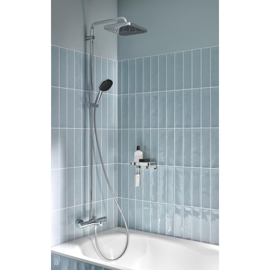 GROHE 26984001 - Sistema doccia VITALIO COMFORT 390 mm, finitura cromo lucido