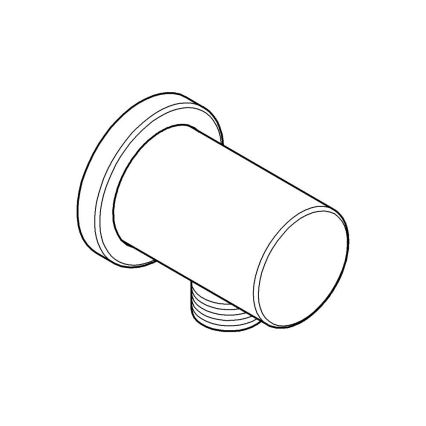 GROHE 27057AL0 - Gomito da parete RAINSHOWER DN 15 grafite