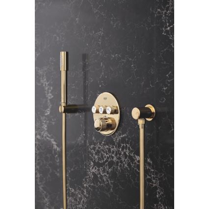 GROHE 27057GL0 - Attacco a parete RAINSHOWER, finitura oro