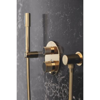 GROHE 27057GL0 - Attacco a parete RAINSHOWER, finitura oro