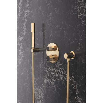 GROHE 27057GL0 - Attacco a parete RAINSHOWER, finitura oro