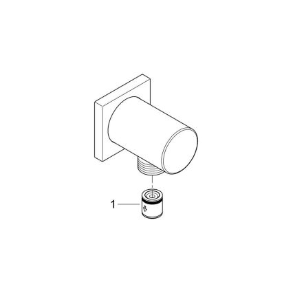 GROHE 27076000 - Gomito da parete RAINSHOWER cromo lucido