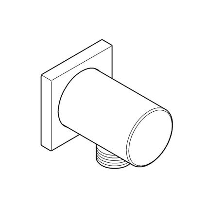 GROHE 27076000 - Gomito da parete RAINSHOWER cromo lucido