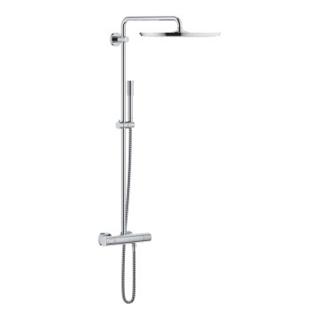 GROHE 27174001 - Sistema doccia RAINSHOWER SYSTEM 400 450 mm finitura cromata lucida