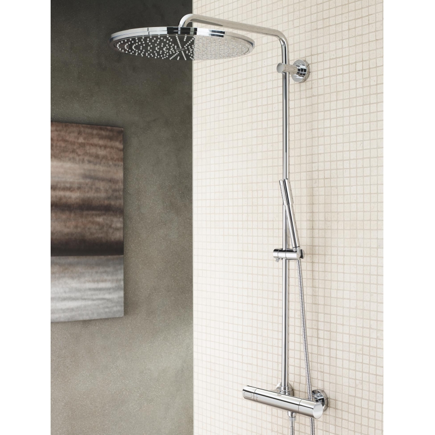 GROHE 27174001 - Sistema doccia RAINSHOWER SYSTEM 400 450 mm finitura cromata lucida