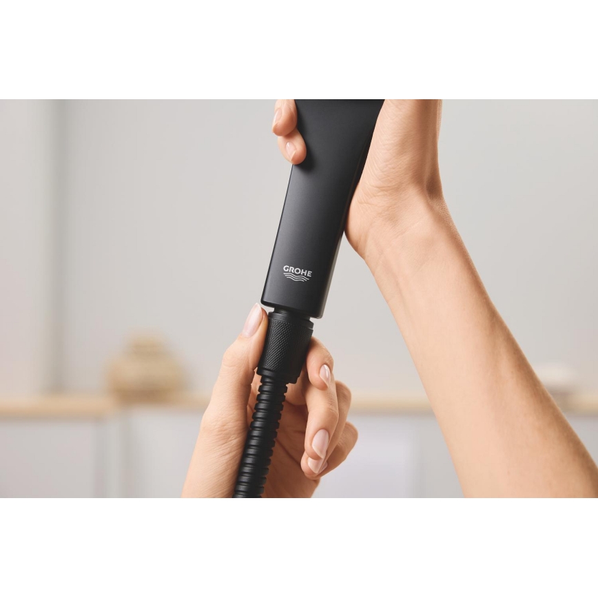 GROHE 27502KS1 - Flessibile per doccia VITALIOFLEX METAL LONG-LIFE 1500 mm nero