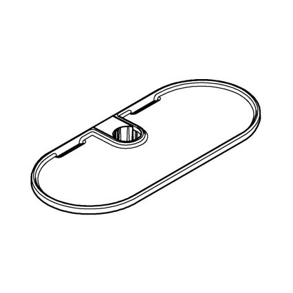 GROHE 27725001 - Mensola VITALIO UNIVERSAL 222 x 100 mm bianca