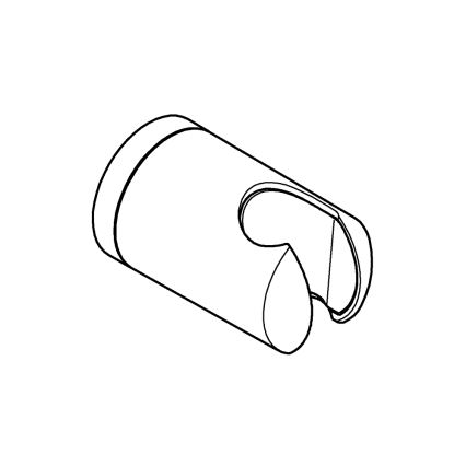 GROHE 27958001 - Supporto doccia da parete VITALIO UNIVERSAL, cromo lucido