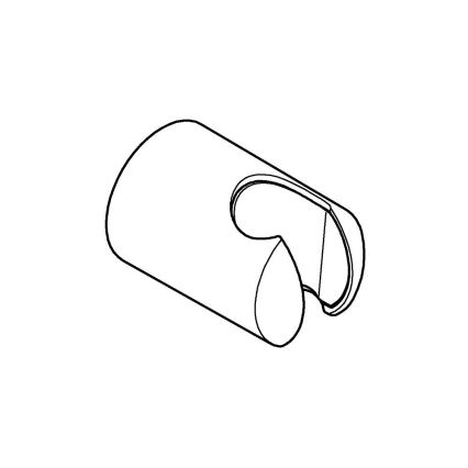 GROHE 279582430 - Supporto per doccetta VITALIO UNIVERSAL 61 mm, nero