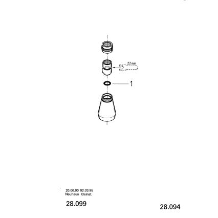 GROHE 28094000 - Soffione doccia 50 mm cromo lucido