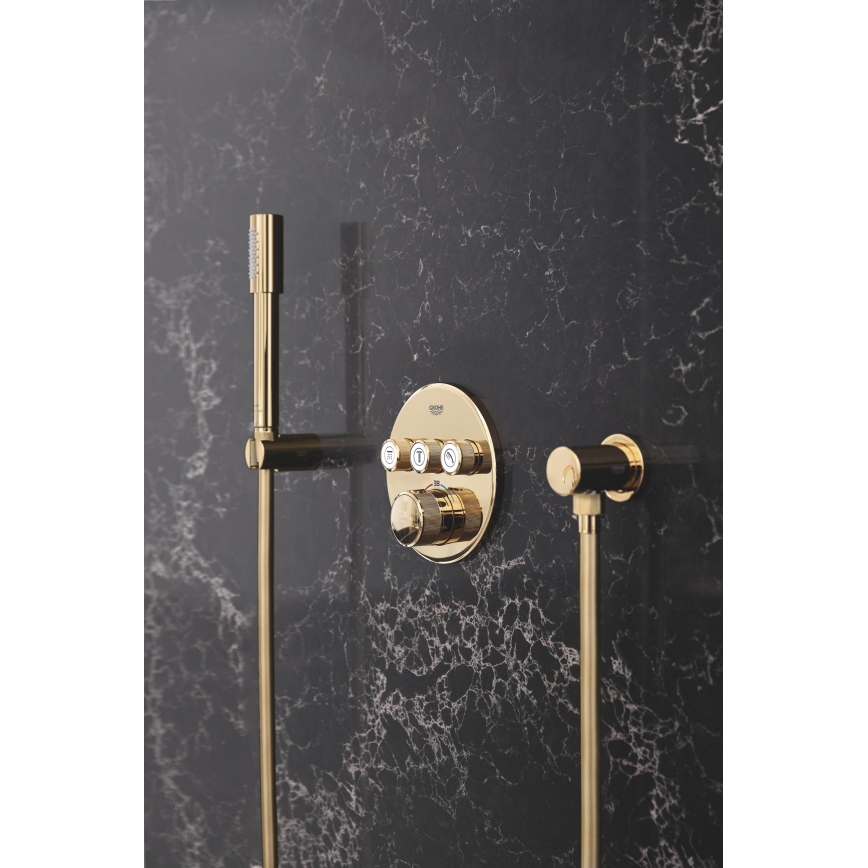GROHE 28388GL0 - Flessibile doccia SILVERFLEX 1750 mm dorato