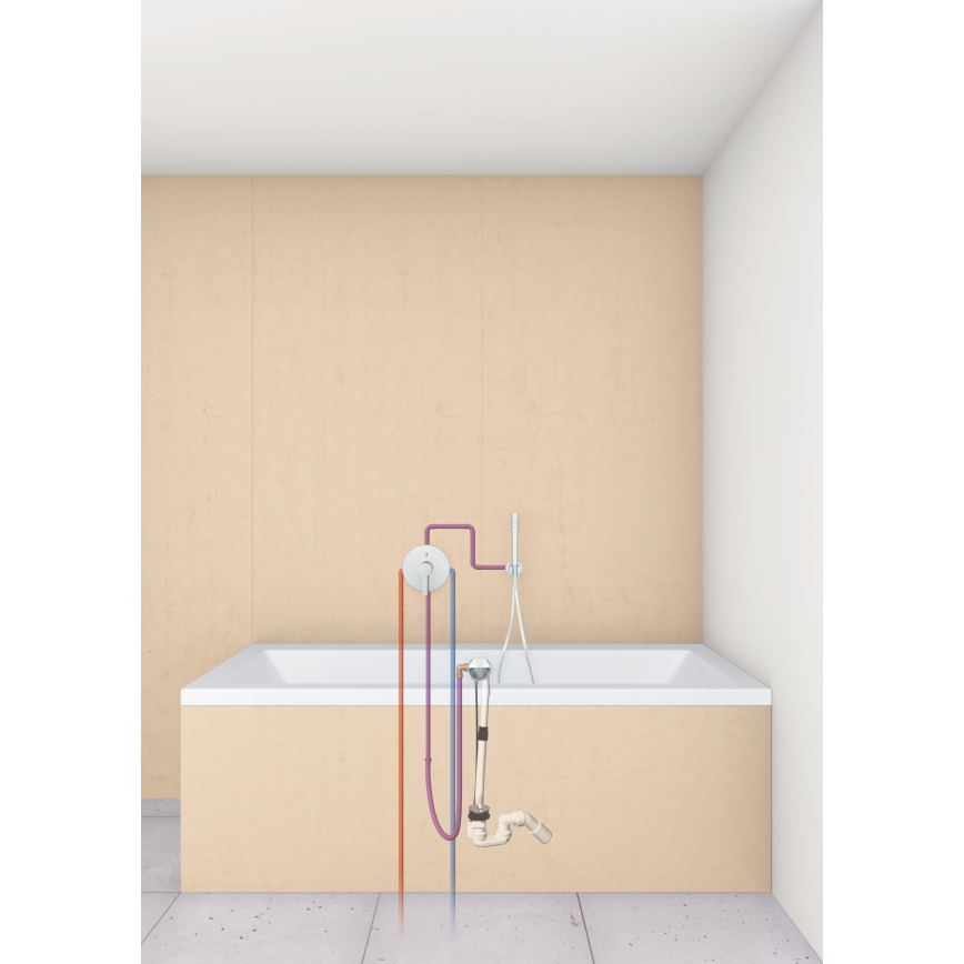 GROHE 28990000 -Set di riempimento, scarico e troppopieno per vasca TALENTOFILL cromato