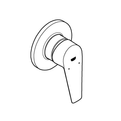 GROHE 29040001 - Miscelatore per doccia BAUEDGE cromo lucido