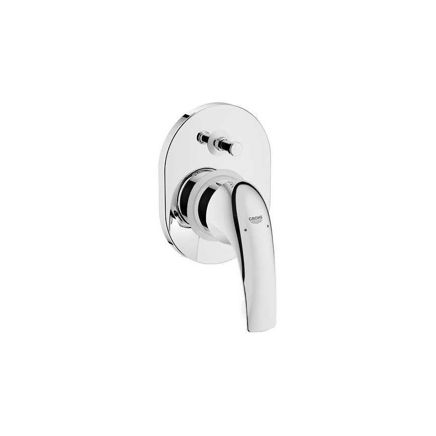 GROHE 29043000 - Miscelatore per vasca EUROCUBE, cromato lucido
