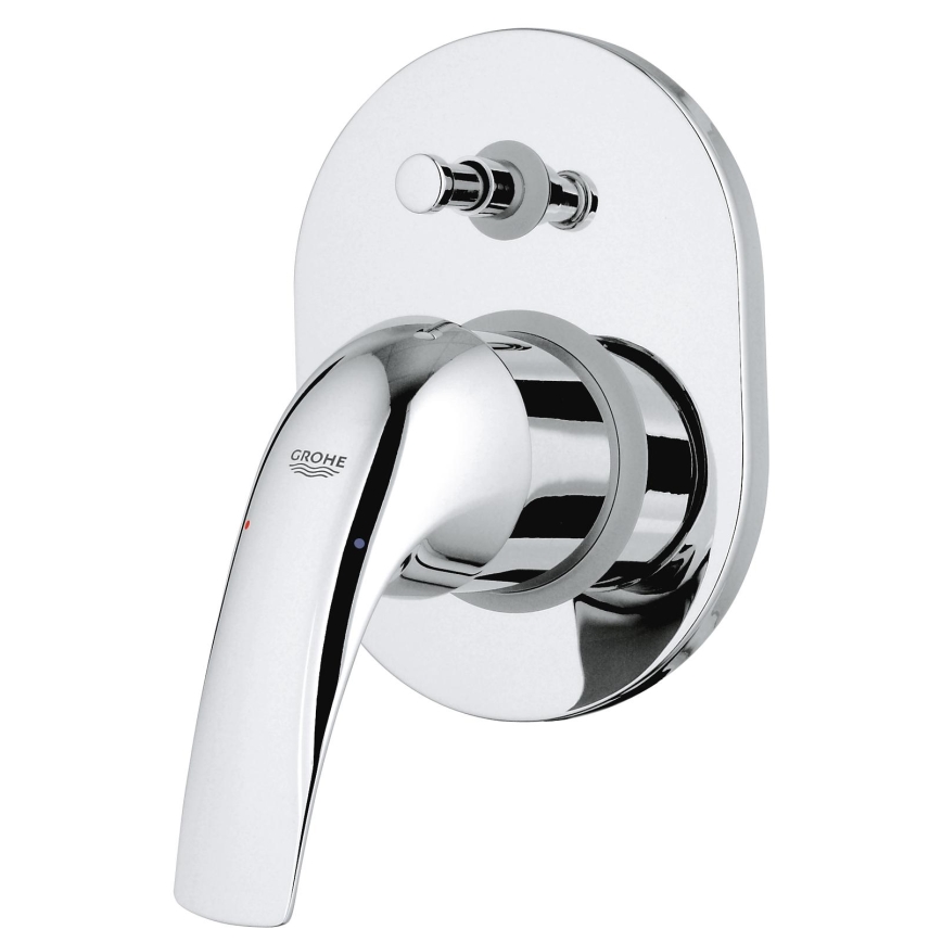 GROHE 29043000 - Miscelatore per vasca EUROCUBE, cromato lucido