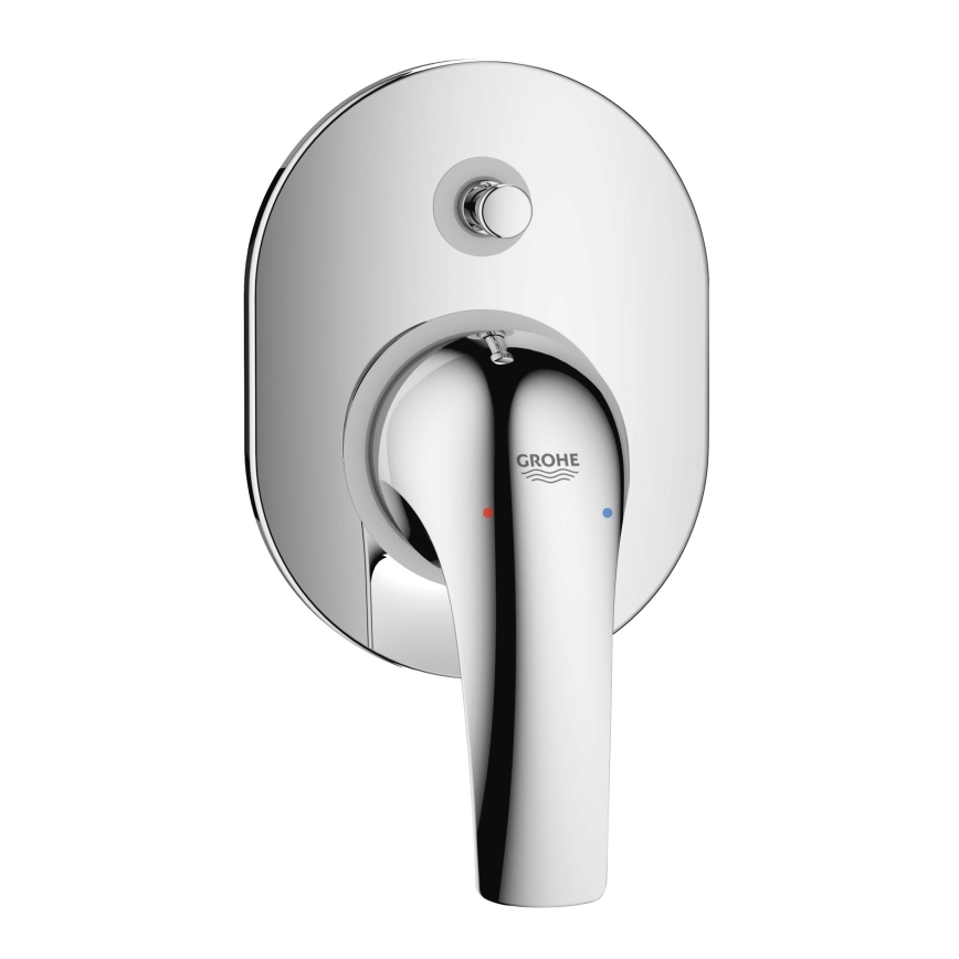 GROHE 29043000 - Miscelatore per vasca EUROCUBE, cromato lucido