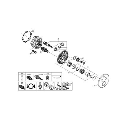 GROHE 29119000 - Termostato GROHTHERM SMARTCONTROL, cromo lucido