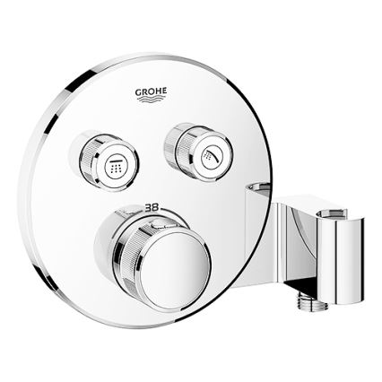 GROHE 29120000 - Miscelatore termostatico per doccia da incasso GROHTHERM SMARTCONTROL + supporto cromato